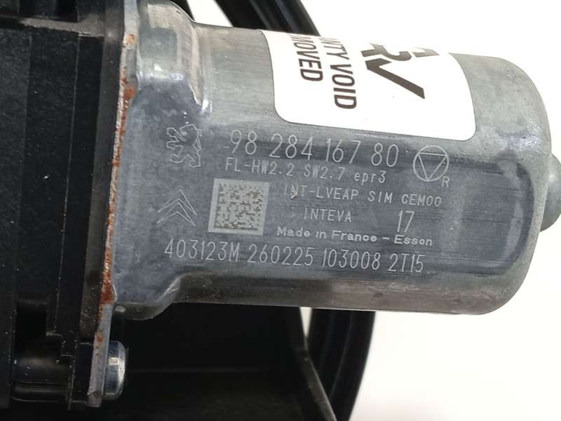 Recambio de elevalunas delantero izquierdo para peugeot 2008 ii (ud_, us_, uy_, uj_, ur_, uc_) 1.2 puretech 100 referencia OEM I - Blanco 4