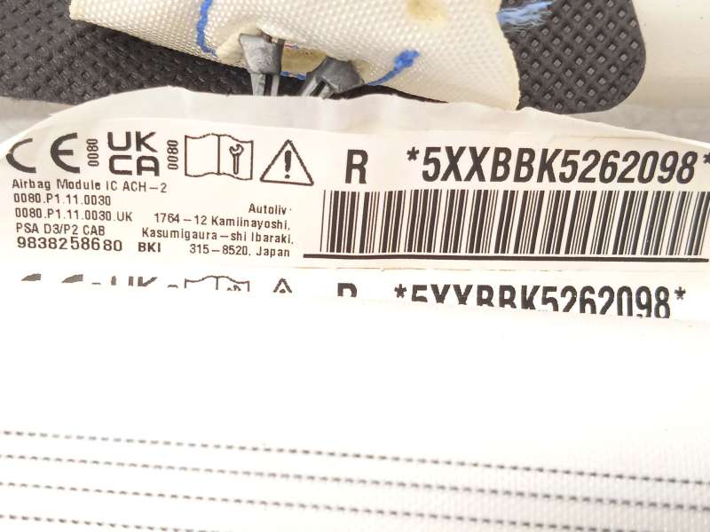 Recambio de airbag lateral delantero derecho para peugeot 2008 ii (ud_, us_, uy_, uj_, ur_, uc_) 1.2 puretech 100 referencia OEM 4