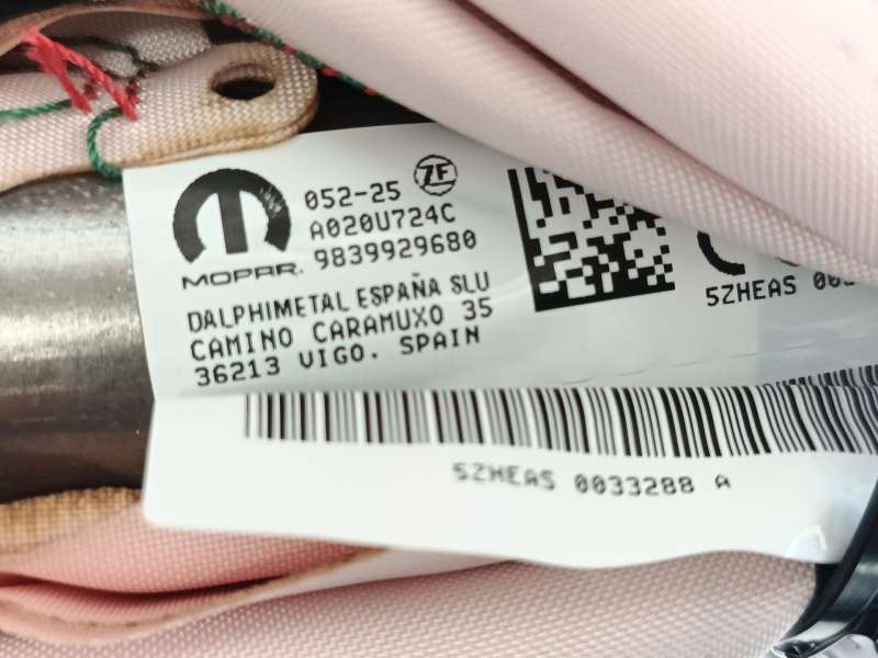 Recambio de airbag cortina delantero izquierdo para peugeot 5008 ii (mc_, mj_, mr_, m4_) 1.2 (mrhnyh, mrhnyw, mrhnsj, mrhnsu, mr - Azul 5