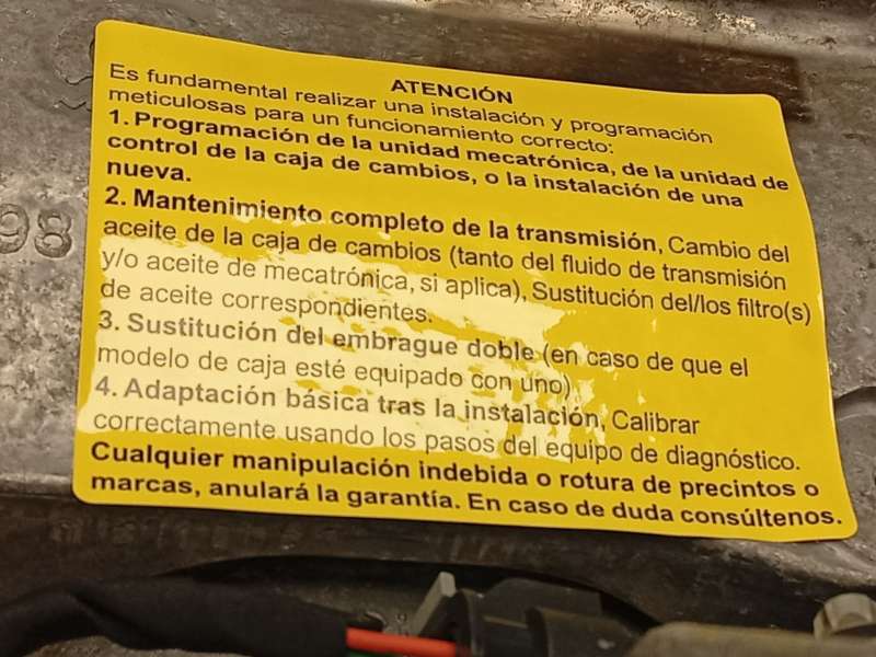Recambio de caja cambios para peugeot 5008 ii (mc_, mj_, mr_, m4_) 1.2 (mrhnyh, mrhnyw, mrhnsj, mrhnsu, mrhnsm) referencia OEM I - Azul 6