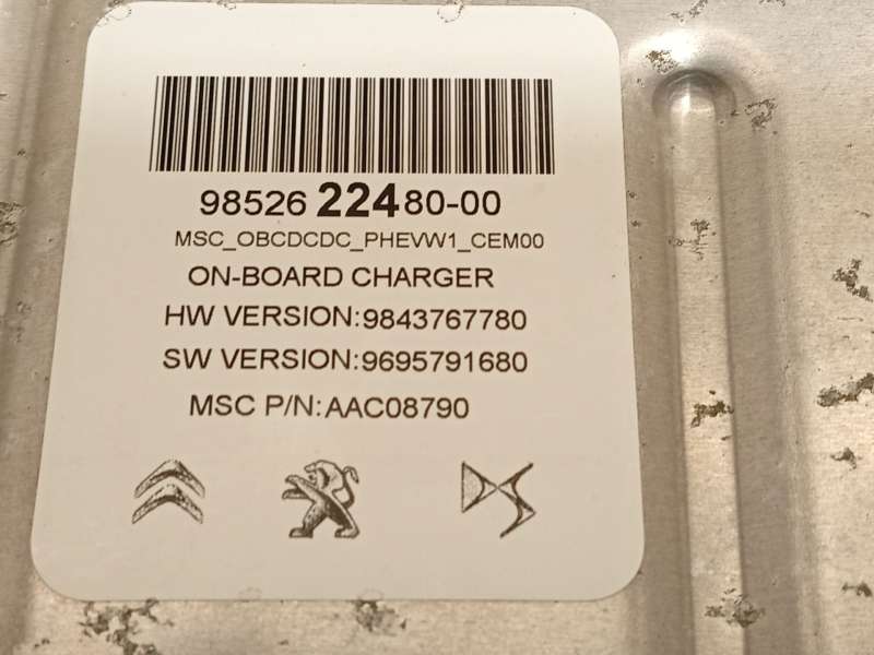 Recambio de modulo electronico para ds ds 7 crossback (j4_, jr_, jc_) e-tense 225 (j4dgzu) referencia OEM IAM 9852622480 1691422 - Crema 6