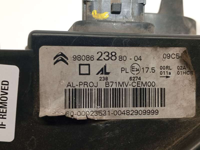 Recambio de faro izquierdo para citroën c4 ii (nc_) 1.6 bluehdi 120 referencia OEM IAM 9808623880 6
