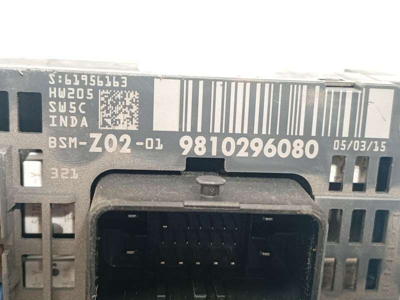 Recambio de caja reles / fusibles para citroën c4 ii (nc_) 1.6 bluehdi 120 referencia OEM IAM 9810296080 4