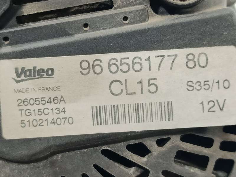 Recambio de alternador para citroën c3 ii (sc_) 1.4 hdi 70 (sc8hzc, sc8hr0, sc8hp4) referencia OEM IAM 9665617780 - Gris 6