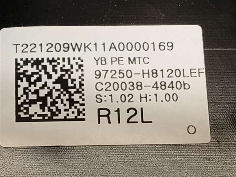 Recambio de mando calefaccion / aire acondicionado para kia stonic (yb) 1.2 cvvt referencia OEM IAM 97250H8120LEF - Azul 6