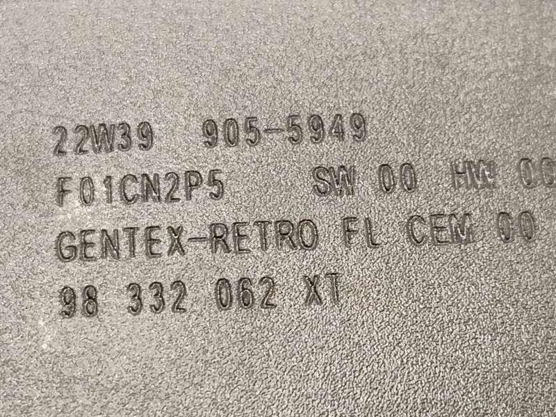 Recambio de espejo interior para ds ds 7 crossback (j4_, jr_, jc_) e-tense 225 (j4dgzu) referencia OEM IAM 98332062XT - Crema 5