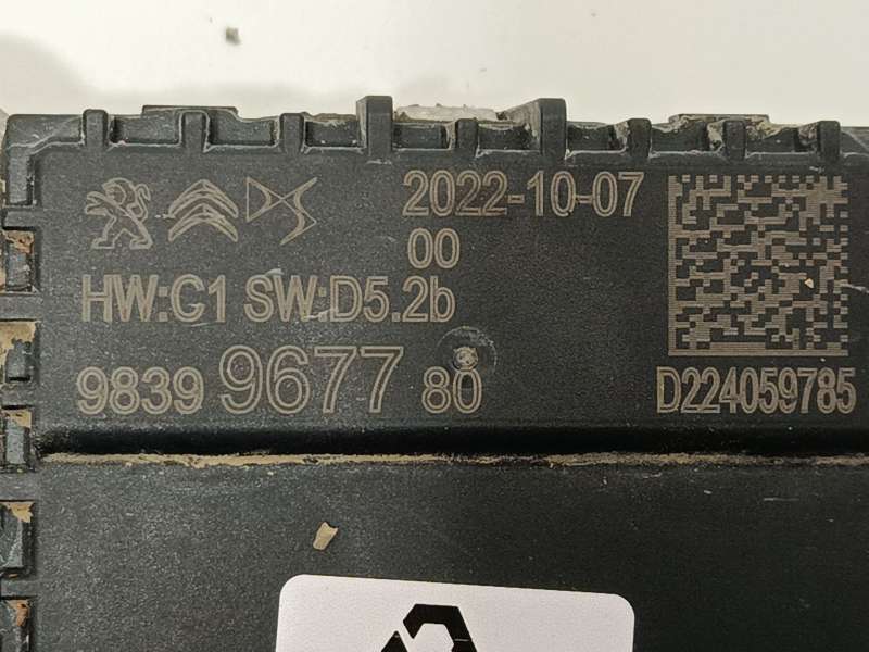 Recambio de modulo electronico para ds ds 7 crossback (j4_, jr_, jc_) e-tense 225 (j4dgzu) referencia OEM IAM 9839967780  D22405 - Crema 4