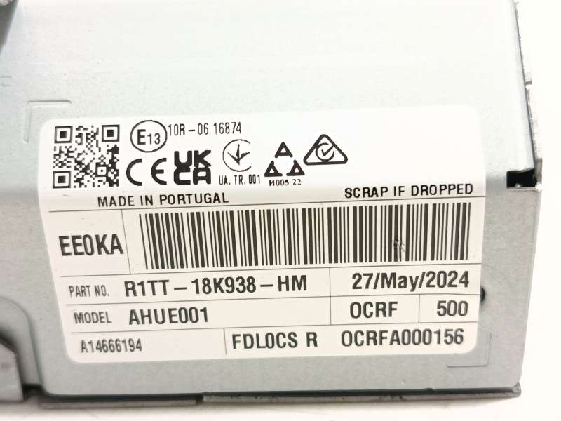 Recambio de sistema audio / radio cd para ford puma (j2k, cf7) 1.0 ecoboost referencia OEM IAM R1TT18K938HM 2829360 OCRFA000156 - Blanco 5