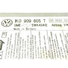 Recambio de centralita airbag para skoda octavia berlina (1z3) executive referencia OEM IAM 1K0909605T 5WK43412 1K0909605T0S3
