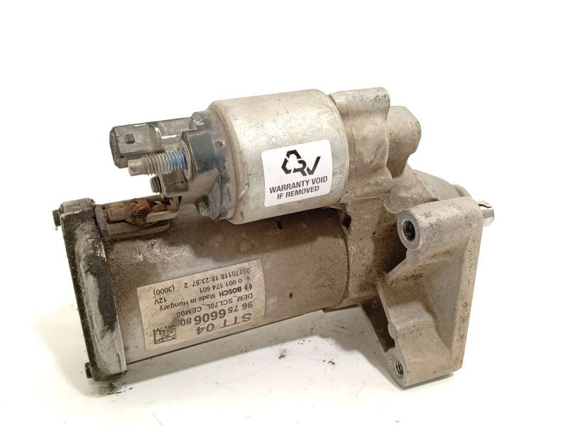 Recambio de motor arranque para peugeot 308 ii (lb_, lp_, lw_, lh_, l3_) 1.6 bluehdi 120 referencia OEM IAM 9675660680  00011746 - Blanco