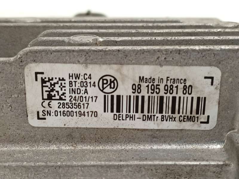 Recambio de modulo electronico para peugeot 308 ii (lb_, lp_, lw_, lh_, l3_) 1.6 bluehdi 120 referencia OEM IAM 9819598180  2853 - Blanco 5