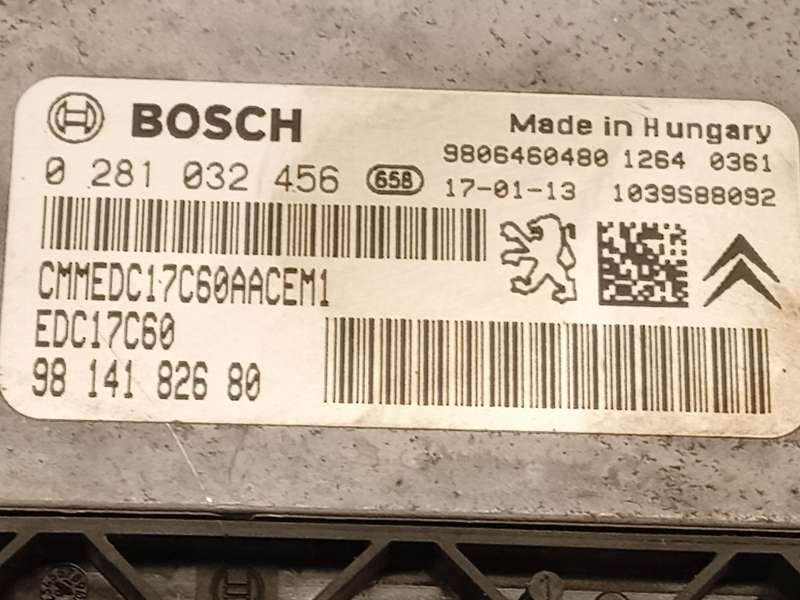 Recambio de centralita motor uce para peugeot 308 ii (lb_, lp_, lw_, lh_, l3_) 1.6 bluehdi 120 referencia OEM IAM 9814182680 980 - Blanco 5