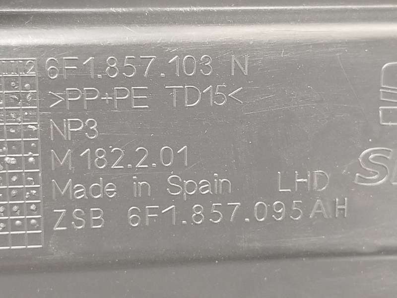 Recambio de guantera para seat arona (kj7, kjp) 1.0 tsi referencia OEM IAM 6F1857095AH82V 6F1857103N - Azul 4