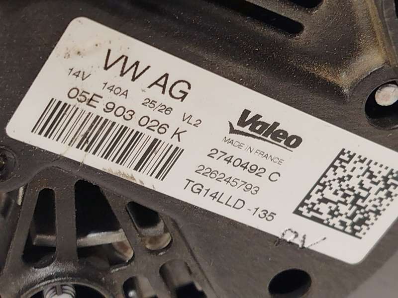 Recambio de alternador para seat arona (kj7, kjp) 1.0 tsi referencia OEM IAM 05E903026K 2740492C TG14LLD - Azul 4