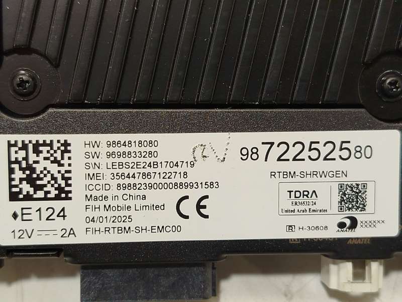 Recambio de antena para peugeot 5008 ii (mc_, mj_, mr_, m4_) 1.2 (mrhnyh, mrhnyw, mrhnsj, mrhnsu, mrhnsm) referencia OEM IAM 987 - Azul 4