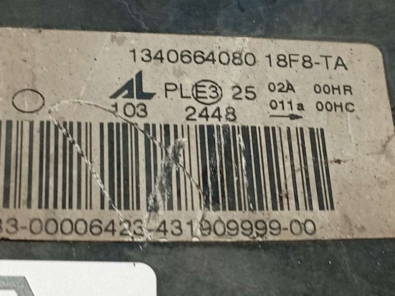 Recambio de faro izquierdo para peugeot boxer furgoneta 2.2 hdi 100 referencia OEM IAM 1340664080 - Blanco 6