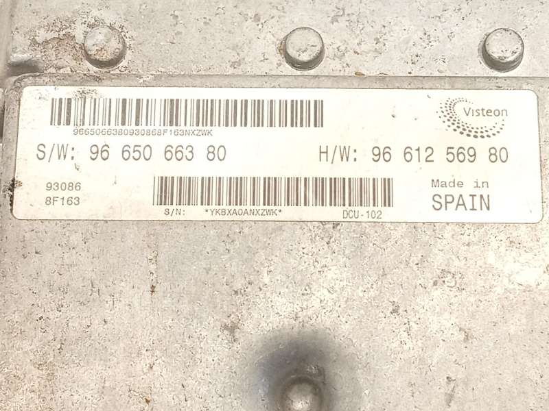 Recambio de centralita motor uce para peugeot boxer furgoneta 2.2 hdi 100 referencia OEM IAM 9665066380 9661256980 - Blanco 6