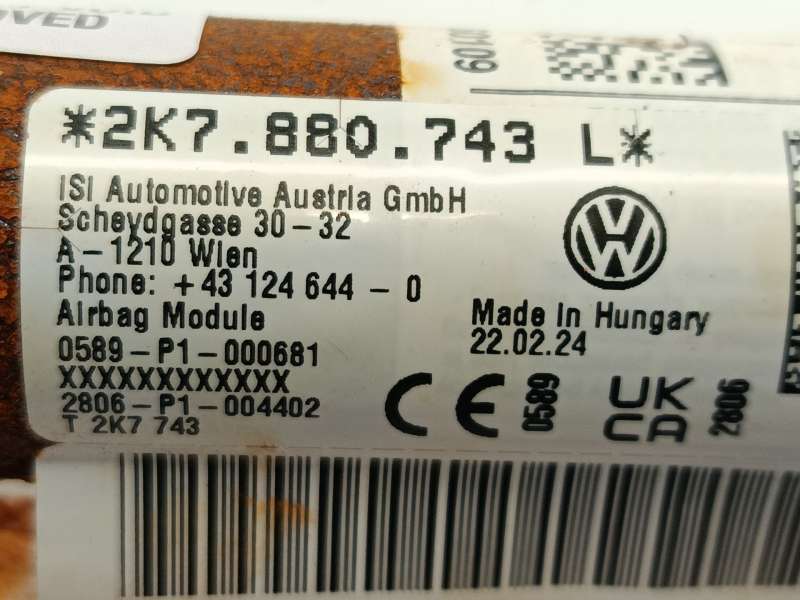 Recambio de airbag cortina delantero izquierdo para ford tourneo connect / grand tourneo connect v761 monospace (sk) 2.0 ecoblue - Blanco 4