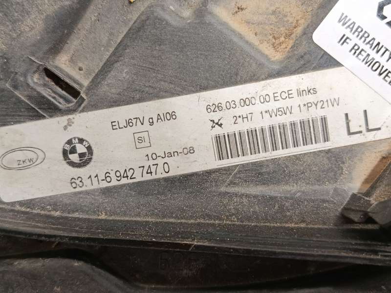 Recambio de faro izquierdo para bmw 3 touring (e91) 318 d referencia OEM IAM 63116942747 - Negro 5