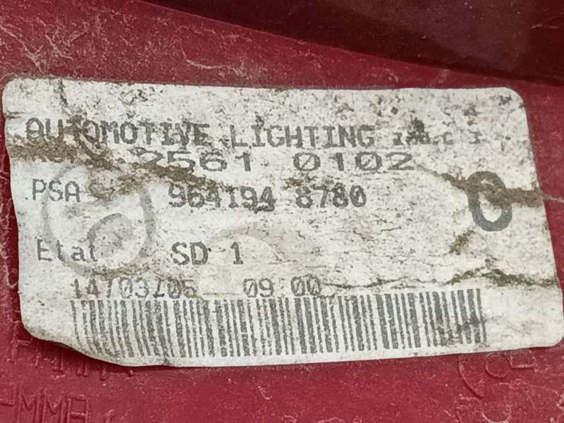 Recambio de piloto trasero izquierdo para peugeot 407 sw (6e_, 6d_) 2.0 hdi 135 referencia OEM IAM 6350T3 - Gris 5