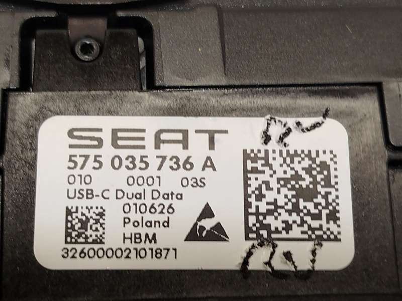 Recambio de modulo electronico para seat arona (kj7, kjp) 1.0 tsi referencia OEM IAM 575035736A - Azul 4
