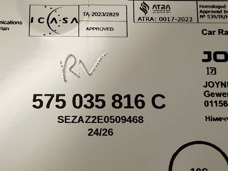 Recambio de sistema navegacion gps para seat arona (kj7, kjp) 1.0 tsi referencia OEM IAM 575035816C - Azul 5