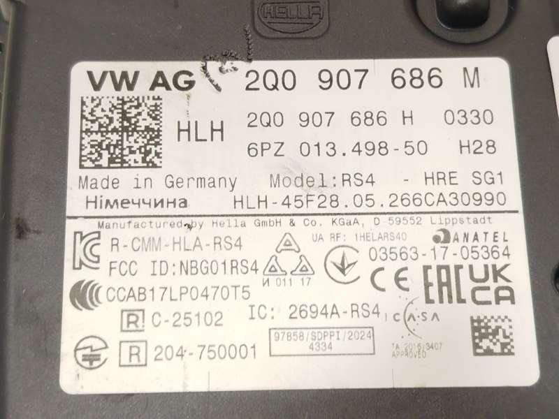 Recambio de modulo electronico para seat arona (kj7, kjp) 1.0 tsi referencia OEM IAM 2Q0907686M  6PZ01349850 - Azul 5