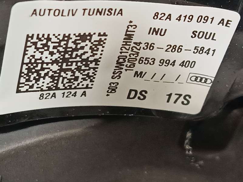 Recambio de volante para audi a1 sportback (gba) 30 tfsi referencia OEM IAM 82A419091AEINU  653994400 6