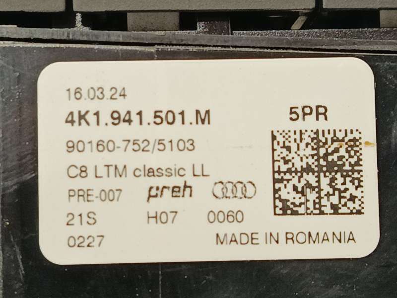 Recambio de mando multifuncion para audi a1 sportback (gba) 30 tfsi referencia OEM IAM 4K1941501M  901607525103 4