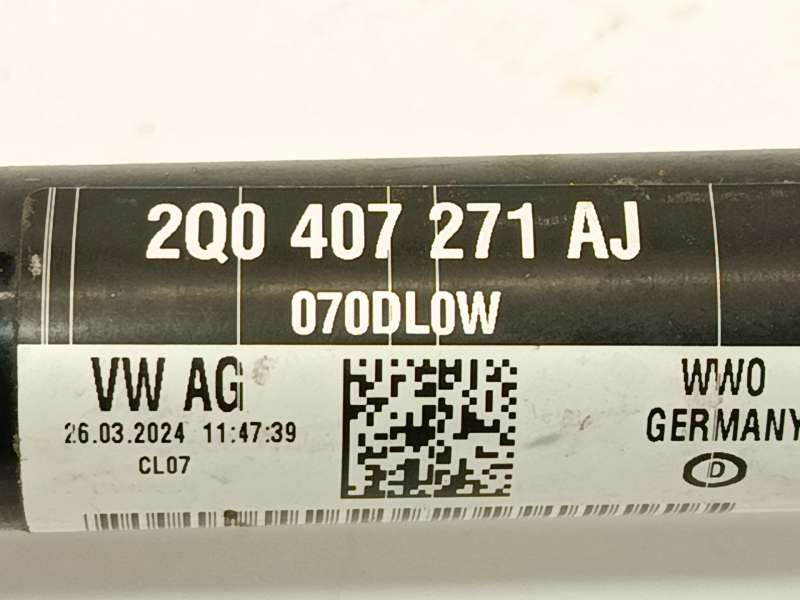 Recambio de transmision delantera izquierda para audi a1 sportback (gba) 30 tfsi referencia OEM IAM 2Q0407271AJ  070DL0W 4