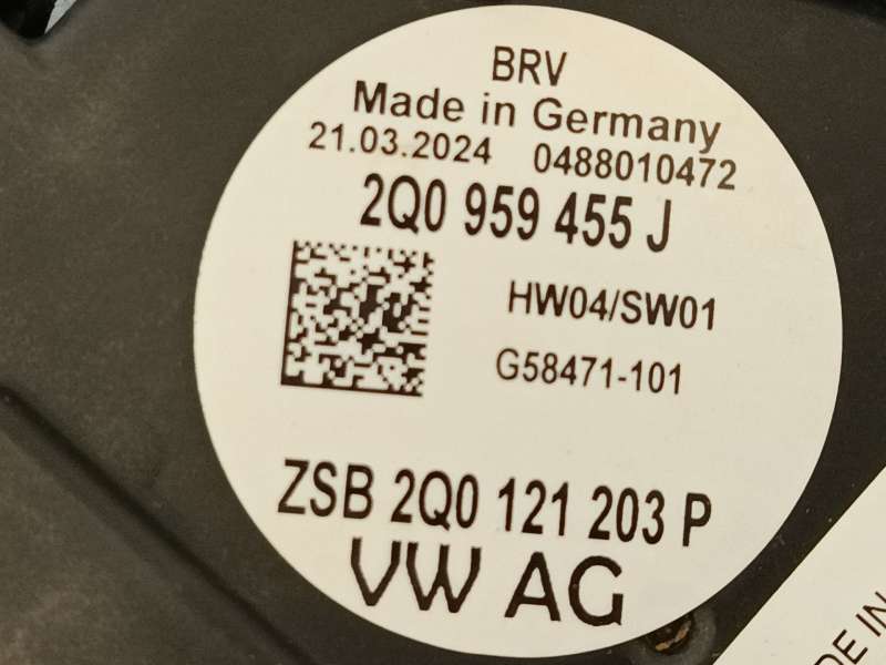 Recambio de electroventilador para audi a1 sportback (gba) 30 tfsi referencia OEM IAM 2Q0959455J 2Q0121203P 4