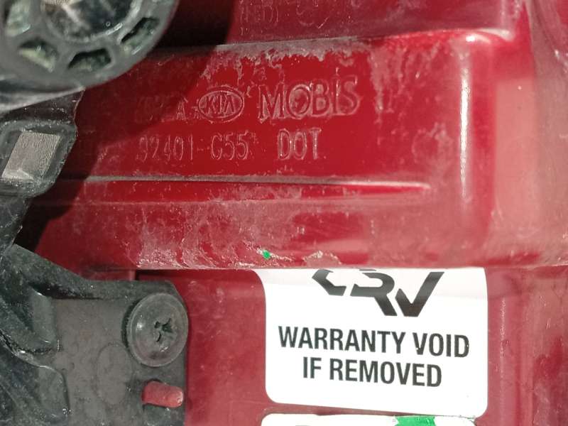 Recambio de piloto trasero izquierdo para kia niro (de) 1.6 gdi hybrid referencia OEM IAM 92401G5500 92401G55 - Negro 6