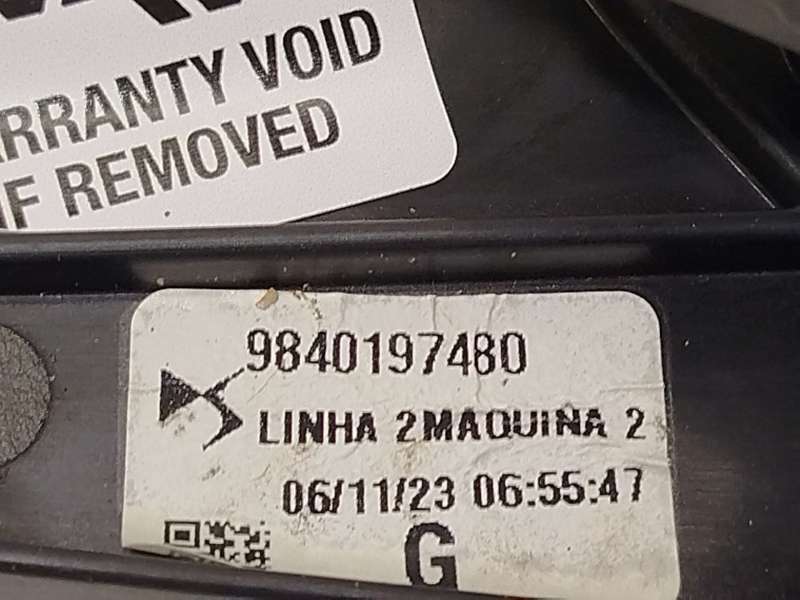 Recambio de elevalunas trasero izquierdo para ds ds 7 crossback (j4_, jr_, jc_) 1.5 bluehdi 130 (jcyhzj, jcyhzr) referencia OEM - Gris 4