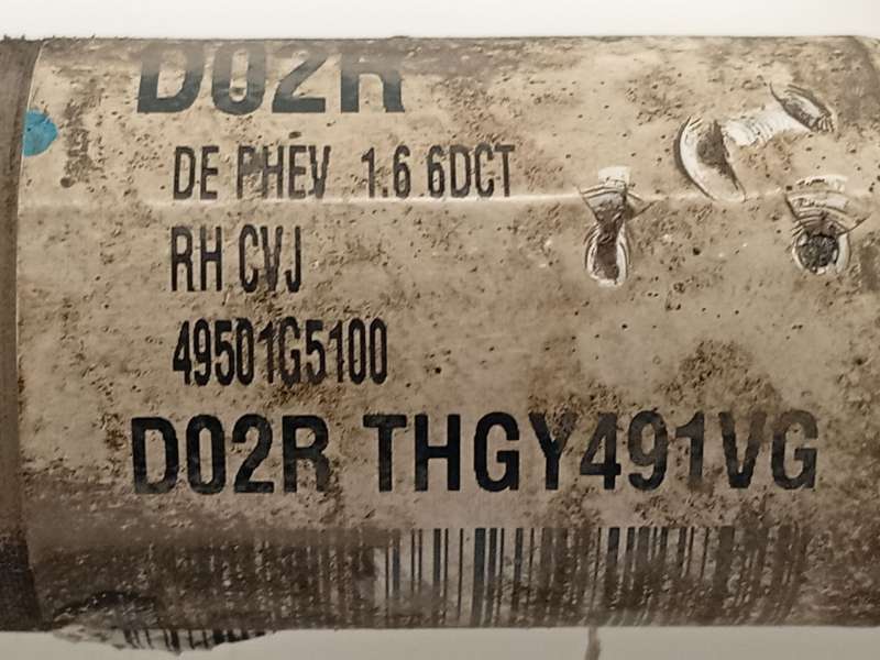 Recambio de transmision delantera derecha para kia niro (de) 1.6 gdi hybrid referencia OEM IAM 49501G5100 49560G2000 - Negro 5
