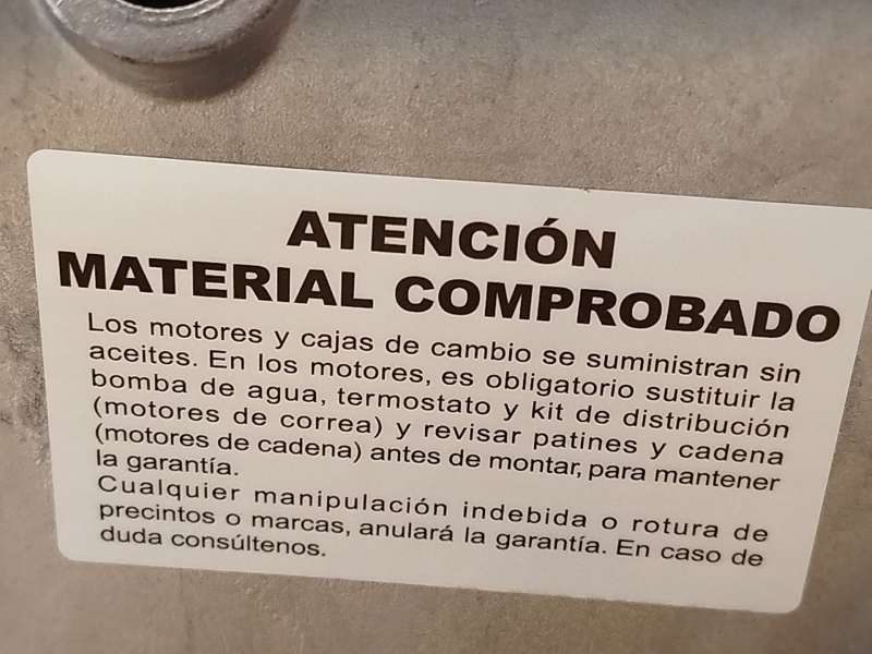 Recambio de motor completo para seat ibiza v (kj1, kjg) 1.0 tsi referencia OEM IAM DUS DUSB 11