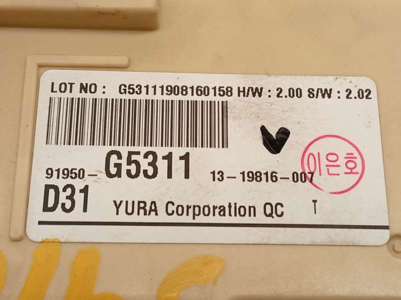 Recambio de caja reles / fusibles para kia niro (de) 1.6 gdi hybrid referencia OEM IAM 91950G5311 - Negro 4