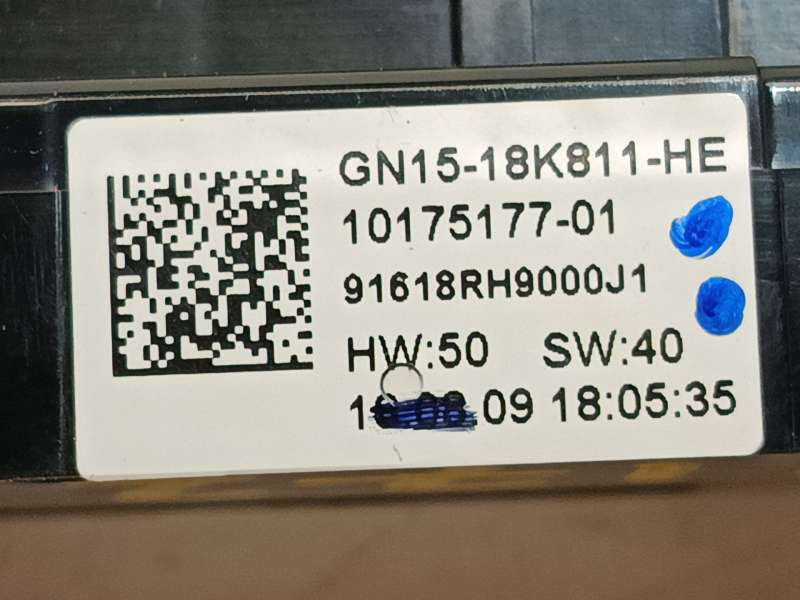 Recambio de mando multifuncion para ford ecosport 1.0 ecoboost referencia OEM IAM GN1518K811HE 2413017 1017517701 - Crema 6