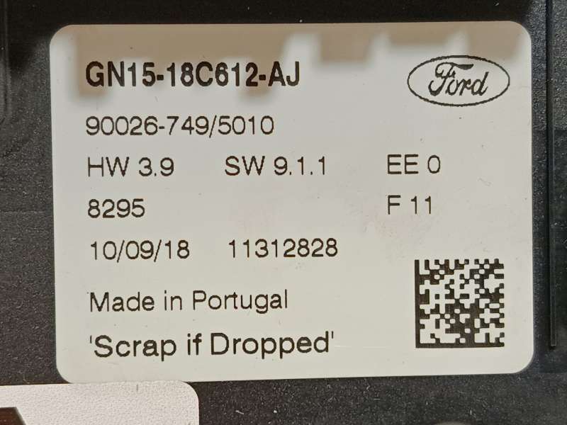 Recambio de mando climatizador para ford ecosport 1.0 ecoboost referencia OEM IAM GN1518C612AJ 2422179 90026749 - Crema 7