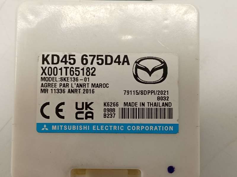 Recambio de modulo electronico para mazda 2 hatchback (dl, dj) 1.5 skyactiv-g m hybrid referencia OEM IAM KD45675D4A - Plata 4