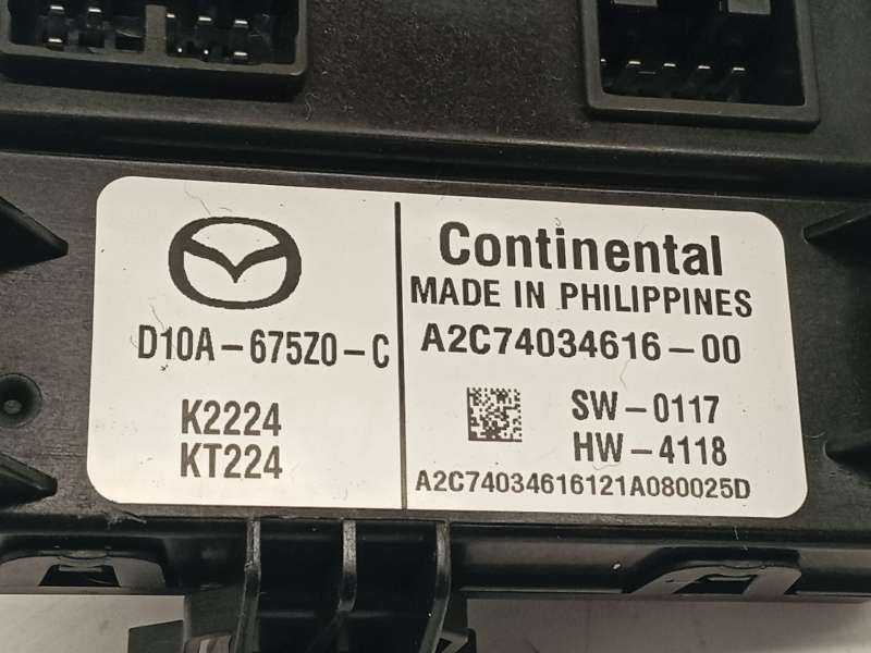 Recambio de modulo electronico para mazda 2 hatchback (dl, dj) 1.5 skyactiv-g m hybrid referencia OEM IAM D10A675Z0C  A2C7403461 - Plata 4