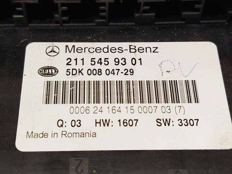 Recambio de caja reles / fusibles para mercedes-benz clase e (w211) e 320 4-matic (211.082) referencia OEM IAM A2115459301  5DK0 4