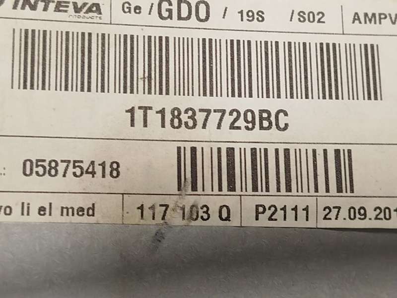 Recambio de elevalunas delantero izquierdo para volkswagen touran (1t3) 1.6 tdi referencia OEM IAM 1T1837461B 1T0959701T - Marron 3