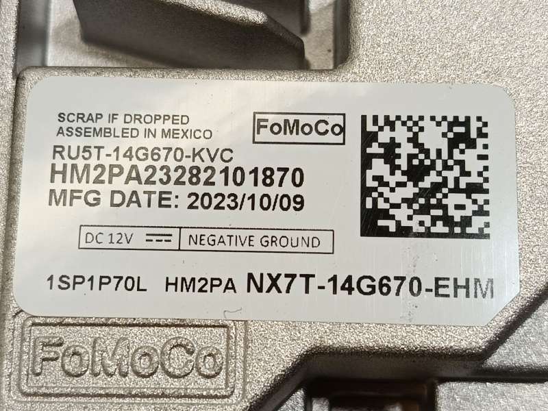 Recambio de modulo electronico para ford focus iv (hn) 1.0 ecoboost mhev referencia OEM IAM NX7T14G670EHM 2817889 1SP1P70L - Plata 5