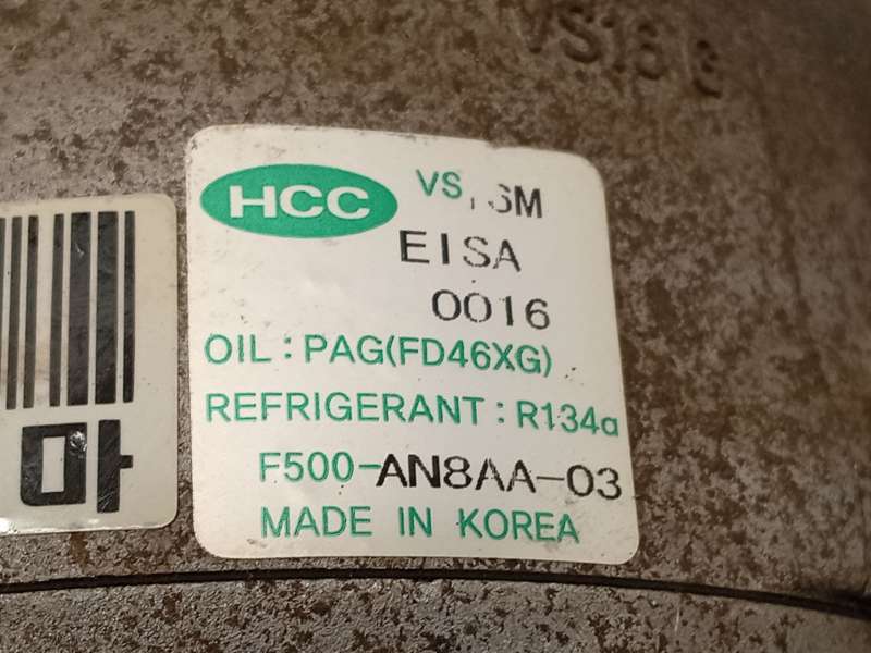 Recambio de compresor aire acondicionado para hyundai i30 (fd) 1.4 referencia OEM IAM 977012H040  F500AN8AA03 - Gris 6