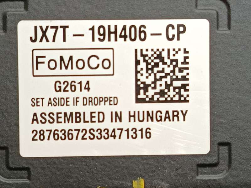Recambio de modulo electronico para ford focus iv (hn) 1.0 ecoboost mhev referencia OEM IAM JX7T19H406CP 2588347 G2614 - Plata 5