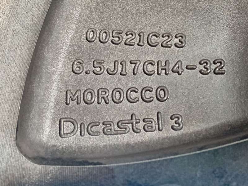 Recambio de llanta para peugeot 2008 ii (ud_, us_, uy_, uj_, ur_, uc_) 1.2 puretech 100 referencia OEM IAM 9849269080 98492690XK 7