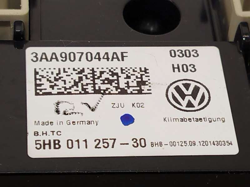 Recambio de mando climatizador para volkswagen touran (1t3) 1.6 tdi referencia OEM IAM 3AA907044FZJU  5HB011257 - Marron 5