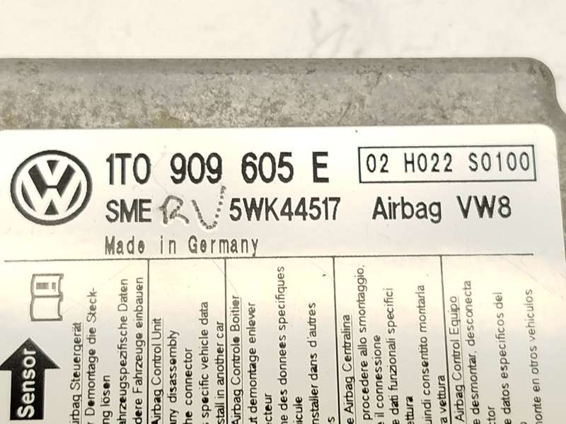 Recambio de centralita airbag para volkswagen touran (1t3) 1.6 tdi referencia OEM IAM 1T0909605E002  5WK44517 - Marron 4