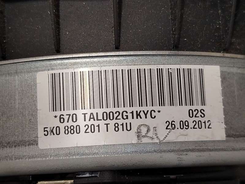 Recambio de airbag delantero izquierdo para volkswagen touran (1t3) 1.6 tdi referencia OEM IAM 5K0880201T81U 5K0880201AA81U - Marron 5