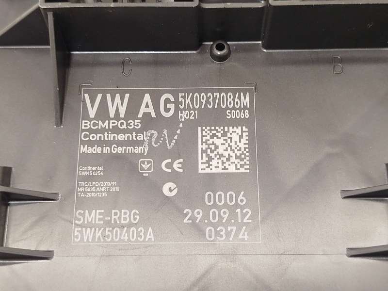 Recambio de centralita confort para volkswagen touran (1t3) 1.6 tdi referencia OEM IAM 5K0937086M  5WK50403A - Marron 4